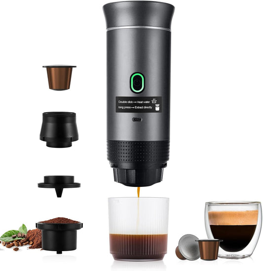 AurexLab™ Self-Heating Portable Espresso Maker