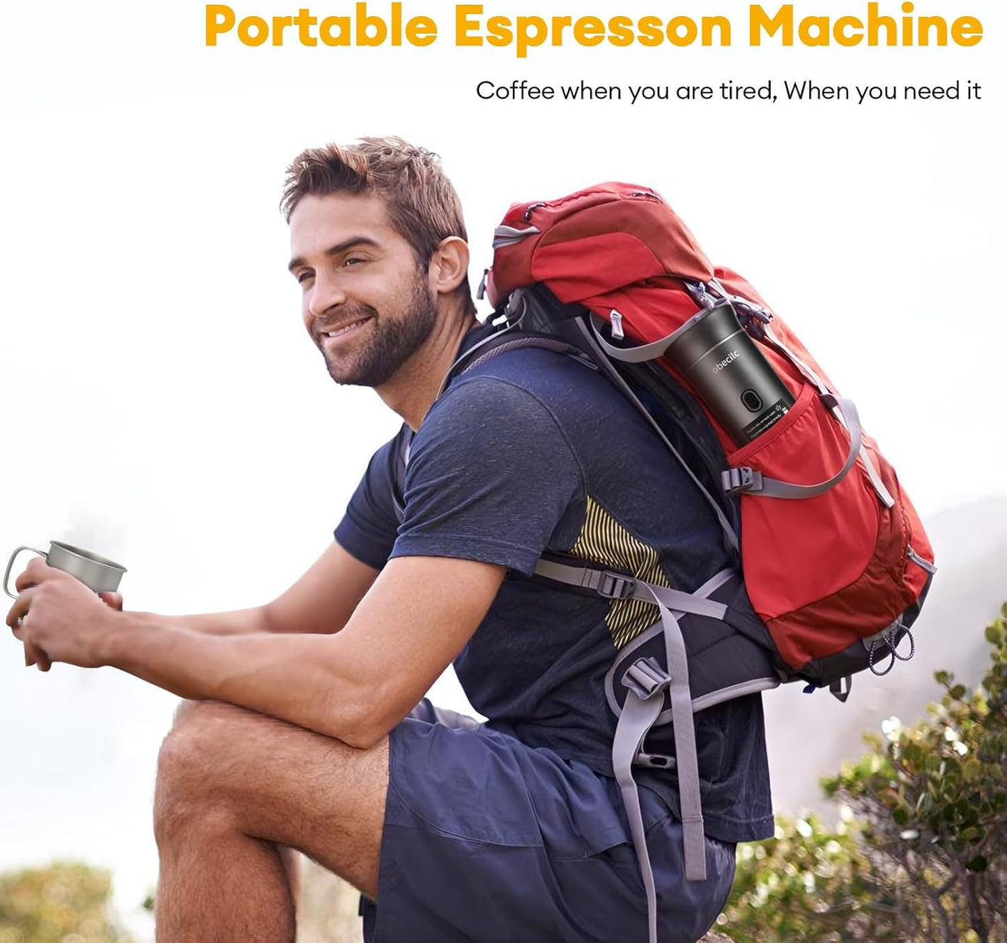 AurexLab™ Self-Heating Portable Espresso Maker