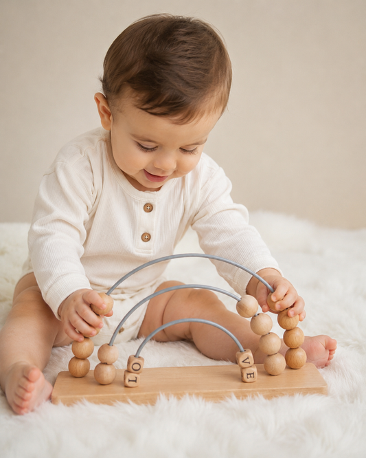 Natural Wood Montessori Counting Arch