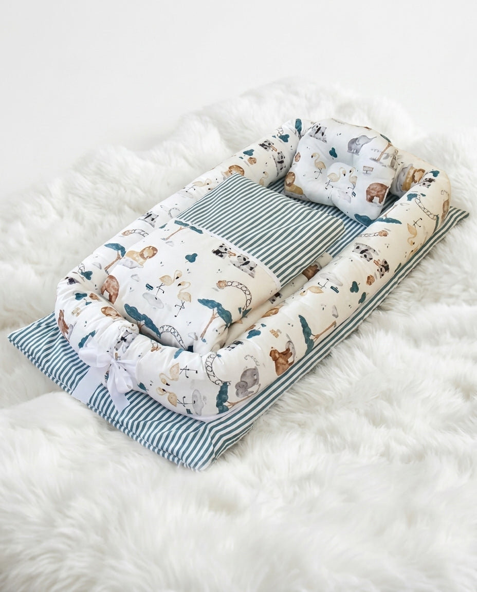 Bionic Baby Nest – Portable Newborn Lounger for Supervised Rest