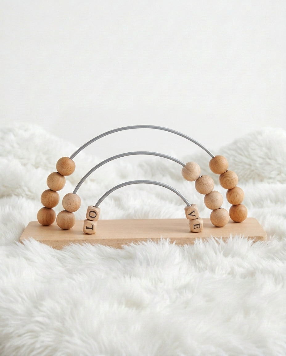 Natural Wood Montessori Counting Arch