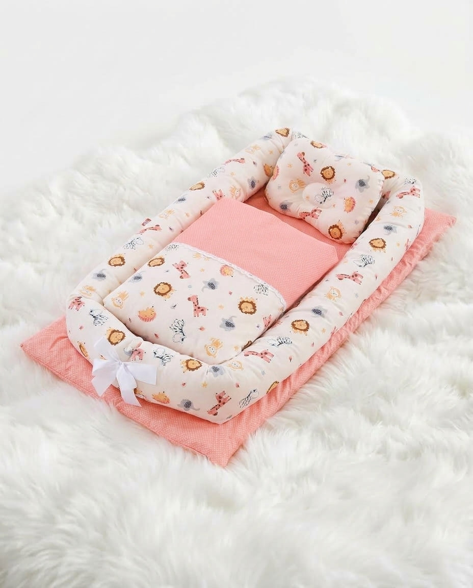 Bionic Baby Nest – Portable Newborn Lounger for Supervised Rest