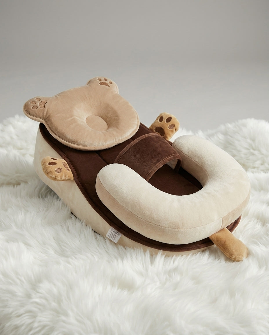 Anti-Reflux Baby Lounger – 15° Incline Digestion & Sleep Pillow