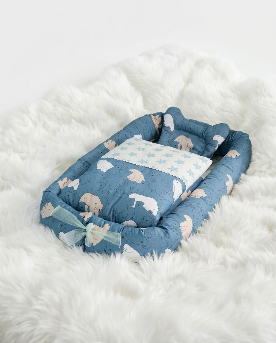Bionic Baby Nest – Portable Newborn Lounger for Supervised Rest