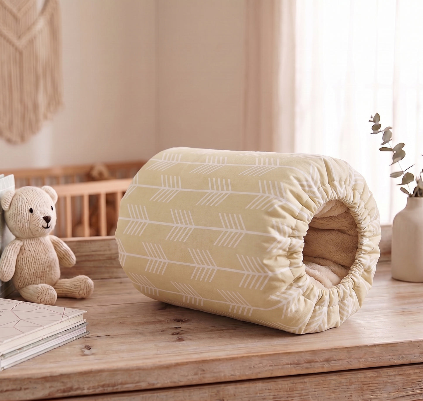 Adjustable Baby Nursing Arm Pillow - Cotton Breastfeeding Support Cushion