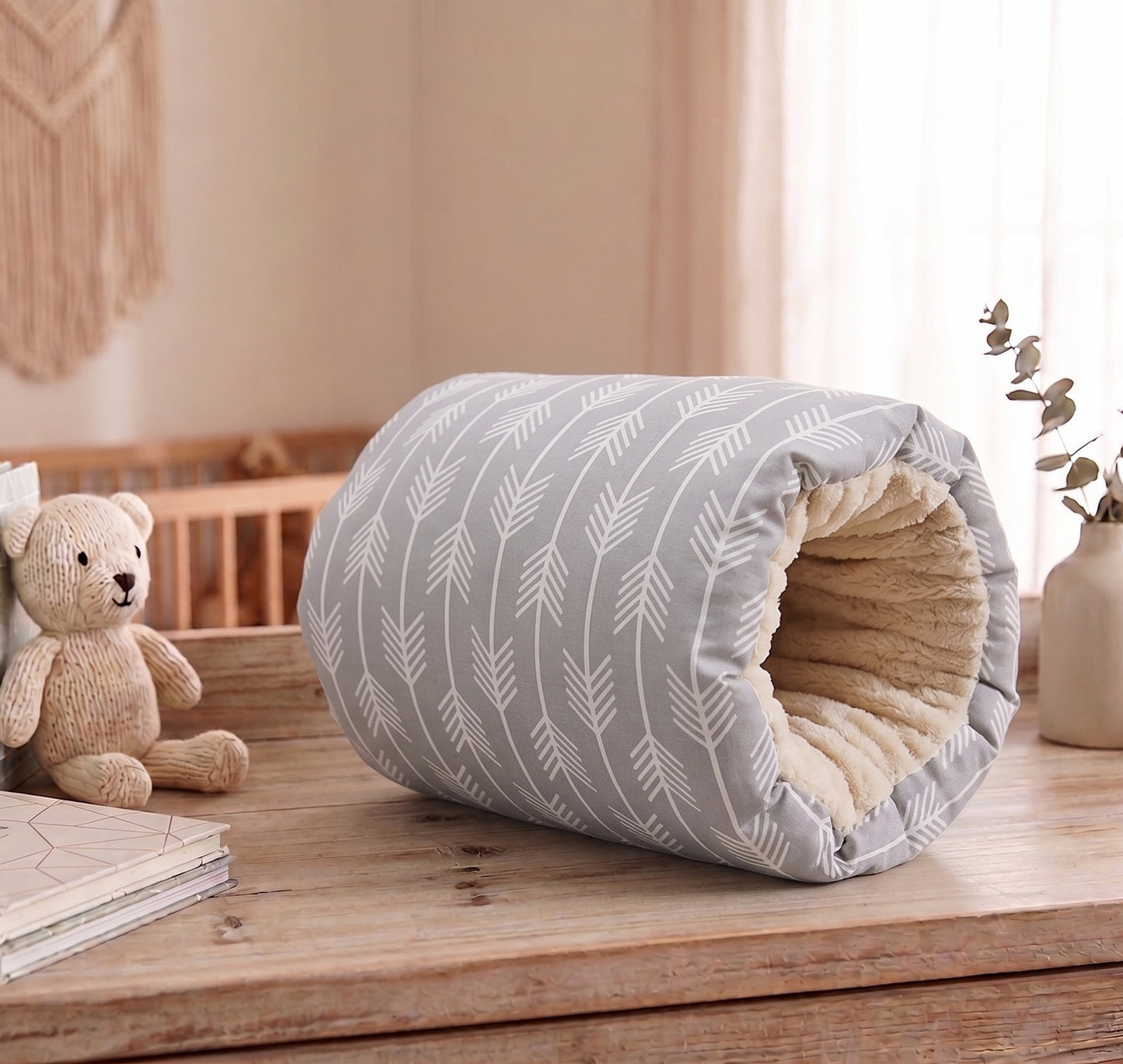 Adjustable Baby Nursing Arm Pillow - Cotton Breastfeeding Support Cushion