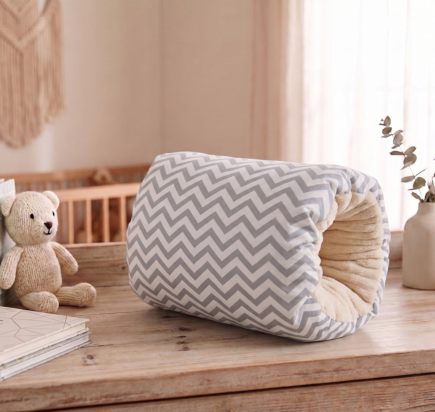 Adjustable Baby Nursing Arm Pillow - Cotton Breastfeeding Support Cushion