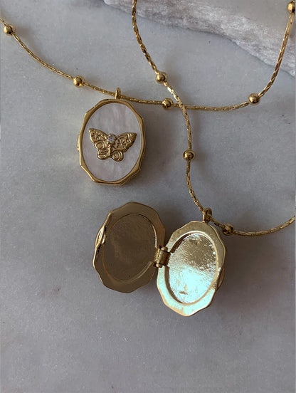AurexLab™ Custom Photo Pearl Locket - The Memorial Collection